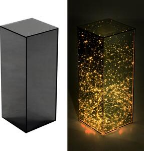Lampada a LED da Tavolo in Vetro 20x20H50cm Quadro