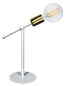 Lume 1xE27 Montatura Verniciata Bianco Oro Satinato E-Energy Elvira