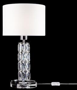 Lampada da tavolo Modern in Metallo e Vetro Talento Cromo