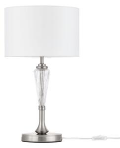 Lampada da tavolo Neoclassic in Metallo e Vetro Alicante Nickel