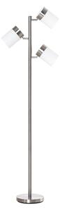 Lampada da Terra 3 Paralumi 38-52x25x165 cm E27 40W Argento