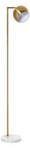Lampada da Terra 38x26x165 cm E27 Paralume Regolabile Oro