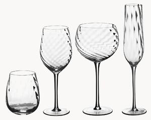 Set di 24 bicchieri in cristallo Sten, 6 persone