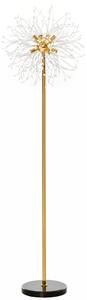 Lampada da Terra Ø40x160 cm Attacco G9 Oro e Nero