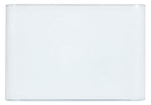 Plafoniera 2xE27 Montatura Bianca Vetro Lastra Bianco E-Energy Altea