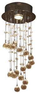 Lampadario a Sospensione in Cristallo 20x48 cm Malin