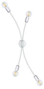 Plafoniera 4xE27 Montatura Verniciata Bianco E-Energy Daniela