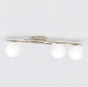 Lampada da soffitto KAIRO 3 3xE14 in Acciaio - Mokka