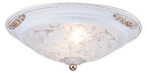 Plafoniera Ceiling & Wall in Metallo Diametrik Bianco con Oro