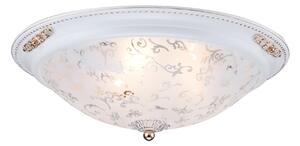 Plafoniera Ceiling & Wall in Metallo Diametrik Bianco con Oro