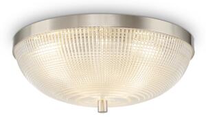 Plafoniera Ceiling & Wall in Metallo Coupe Nickel