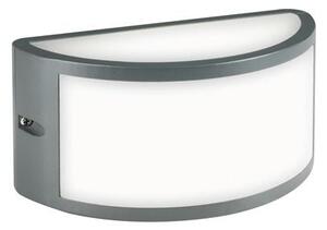 Applique da Esterno a LED 10W a Mezza Luna Sovil Petit Grigio