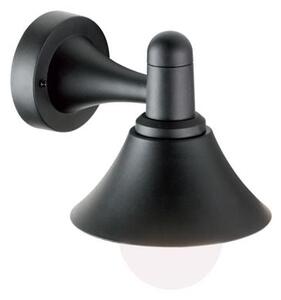 Applique Piccola in Basso da Esterno E27 in Termoplastico Sovil Nero