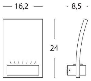 Applique da Esterno a LED 15W 4000K Sovil Bianco