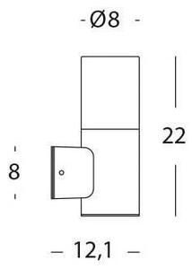 Applique da Esterno a LED 7W 4000K Sovil Nero