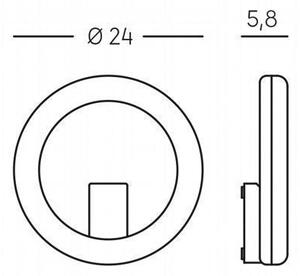 Applique da Esterno a LED 20W 3000K Sovil Bianco