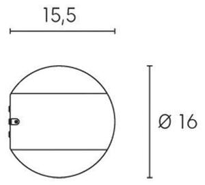 Applique da Esterno a LED 11W+11W 4000K Sovil Bianco