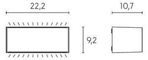 Applique da Esterno a LED 13W+13W 4000K Sovil Grigio