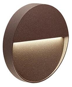 Lampada Segna Passo da Esterno a LED 3W 3000K Sovil Marrone