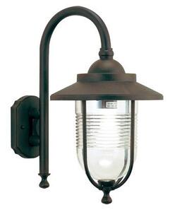 Lampada Applique Grande in Basso Color Ruggine da Esterno Linea Porto Sovil
