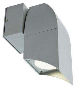 Lampada Applique 1 Luce in Basso Colore Alluminio per Esterno Linea Eur Sovil