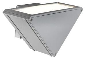 Lampada Applique Verticale Colore Alluminio per Esterno Linea Three Livos