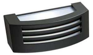 Lampada Applique con Griglia Colore Grigio per Esterno Linea Umbe Sovil