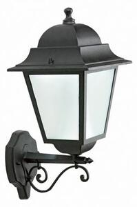 Lampada Applique Grande in Alto con Led Colore Nero per Esterno Linea Mac Sovil