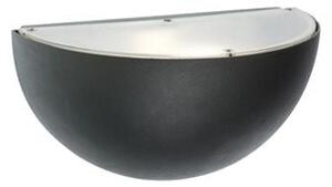 Lampada Quarto di Sfera Colore Grigio per Esterno Linea Umbe Sovil