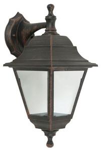 Lampada Applique Lanterna Componibile Grande Quadrata Up&Down Color Ruggine per Esterno Linea Marine Sovil
