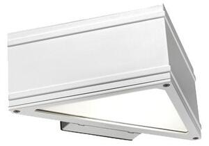 Lampada Applique Orizzontale Colore Bianco per Esterno Linea Three Livos