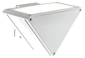 Lampada Applique Verticale Colore Bianco per Esterno Linea Three Livos