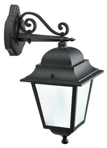 Lampada Applique Grande in Basso con Led Colore Nero per Esterno Linea Mac Sovil