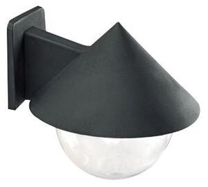Lampada Applique Ip 43 in Basso Colore Nero per Esterno Linea Marine Sovil