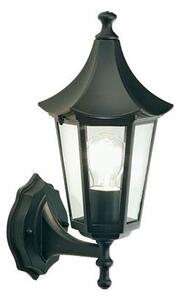 Lampada Applique in Alto Colore Nero per Esterno Linea Pagoda Sovil