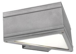 Lampada Applique Orizzontale Colore Alluminio per Esterno Linea Three Livos