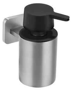 Dispenser per sapone senza foratura color argento opaco in acciaio inox con aggancio Turbo-loc Porto – Wenko