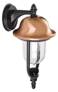 Lampada Applique in Basso Colore Grigio e Rame per Esterno Linea Mini Rustica Sovil