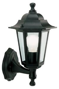Lampada Applique in Alto Colore Nero per Esterno Linea Mini Esagonale Sovil