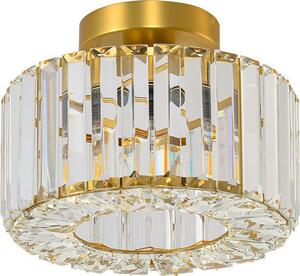 Lampada da soffitto GALACTICO oro-trasparente 1xE27x15W vetro, dimensioni: 19,3x24,5x24,5 cm IP20 Light Prestige