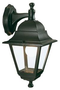 Lampada Applique in Basso Colore Nero per Esterno Linea Mini Quadrata Sovil