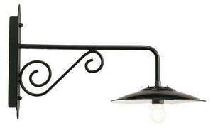 Lampada Applique Piccola Colore Grigio per Esterno Linea Piatto Antico Sovil