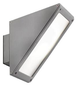 Lampada Applique Alta con Led Colore Alluminio per Esterno Linea Three Livos