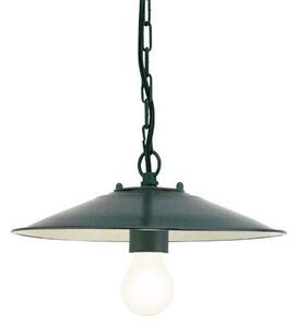 Lampada Sospesa Piccola Colore Grigio per Esterno Linea Piatto Antico Sovil