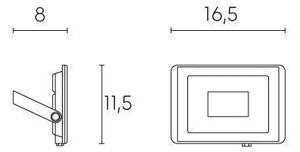 Proiettore da Esterno a LED 30W 4000K Sovil Bianco