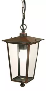 Lampada Sospesa Colore Ruggine per Esterno Linea Notorius Livos