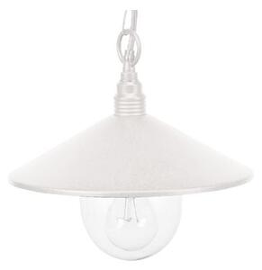 Lampada a Sospensione da Esterno E27 in Alluminio Sovil Bianco