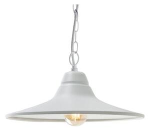 Lampada a Sospensione da Esterno E27 in Metallo Sovil Bianco
