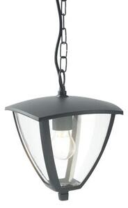 Lampada a Sospensione da Esterno E27 in Alluminio Sovil Grigio