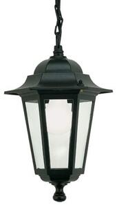 Lampada Sospesa Colore Nero per Esterno Linea Mini Esagonale Sovil